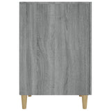 Desk Grey Sonoma 140x50x75 cm Engineered Wood 817550