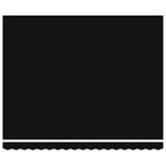 Retractable Awning Manual Black 400 x 350 cm Fabric 3330780