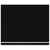 Retractable Awning Manual Black 400 x 300 cm Fabric 3330593