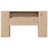 Headboard with Storage 135 cm Solid Wood Pine 855633