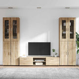 TV Cabinet Set FLORIN 3 pcs Sonoma Oak Engineered Wood 3397996