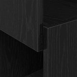 Corner Cabinet Black Oak 30.5x30x95cm Engineered Wood 889830