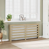 Radiator Cover Sonoma Oak 175x20x82 cm Engineered Wood 852710