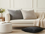 Cushion Cover 6 pcs HEERLEN Anthracite 60 x 60 cm 912646