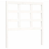 Bed Frame without Mattress White Small Single Solid Wood 3193947