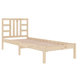 Bed Frame without Mattress 75x190 cm Small Single Solid Wood 3105365