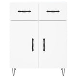 Highboard White 69.5x34x180 cm Engineered Wood 3198177