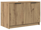 Bathroom Cabinet with Storage Artisan Oak 64.5 x 33.5 x 59 cm 880744