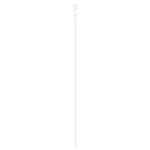 Sliding Door Manual White 83 x 211 cm Solid pine wood and steel 3333255
