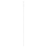 Sliding Door Manual White 83 x 211 cm Solid pine wood and steel 3333255