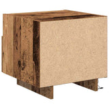 Bedside Cabinet 2 pcs Old Wood 40 x 39 x 37 cm Engineered Wood 863067