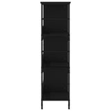 Bookshelf Black 78.5x33x117.5 cm Engineered Wood 835249