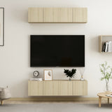 TV Cabinets 4 pcs Sonoma Oak 60x30x30 cm Engineered Wood 3078954