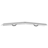 Foldable Ramp 200kg per ramp Folding Silver 186 x 23 x 4.5 cm 42019251