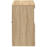 Sideboard with LED Lights Sonoma Oak 81x37x67 cm 836660