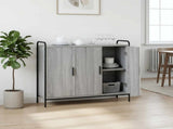 Sideboard Grey Sonoma 98.5 x 33 x 81 cm Engineered Wood 8013839