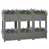 Raised Bed 120x40x71 cm Polypropylene 153299