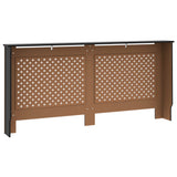 Radiator Cover Black 172x19x81.5 cm MDF 288198