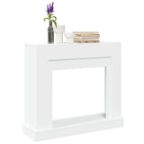 Fireplace Surround White 100x30x87.5 cm Engineered Wood 854562