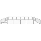Dog Kennel Black 60 m Steel 3082173