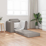 Sofa Bed Taupe 98 x 71 x 83 cm Fabric 4106660