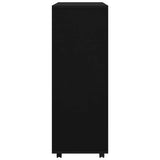 Wardrobe Black 80x40x110 cm Engineered Wood 808514