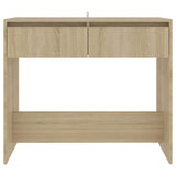 Console Table Sonoma Oak 89x41x76.5 cm Steel 809569