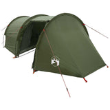 Tunnel Tent Olive Green 410 x 175 x 105 cm Polyester and Steel 42029024