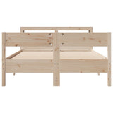 Bed Frame without Mattress 120x200 cm Solid Wood Pine 3306189