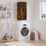 Wall Mounted Cabinet Smoked Oak 34.5x34x90 cm 828849