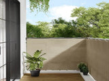 Balcony Screen Beige 120x1000 cm 100% Polyester Oxford 4000188