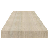 ZNTS Floating Wall Shelves 4 pcs Oak 90x23.5x3.8 cm MDF 323882