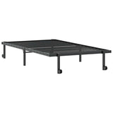 Bed Frame without Mattress Foldable Black 107x203 cm Steel 4103963