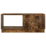 Coffee Table Smoked Oak 90 x 50 x 37 cm Engineered Wood 895420