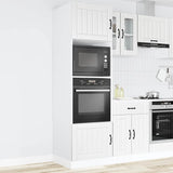 Oven Cabinets 2 pcs Lucca White Engineered Wood 3315041