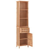 Bathroom Cabinet 42x29x182 cm Solid Wood Walnut 350356