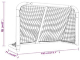 Hockey Goal Red and White 183x71x122 cm Polyester 93755