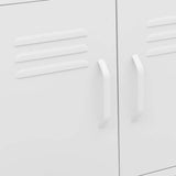 336269 Storage Cabinet White 60x35x56 cm Steel