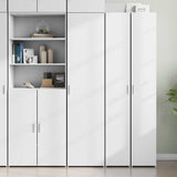 Highboard White 45x42.5x185 cm Engineered Wood 3281406