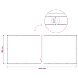 Balcony Privacy Screen 150 x 1000 cm Fabric with PU Coated 42036477