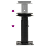 Boat Seat Pedestal with 360&deg Seat Swivel Adjustable Steel 3294943
