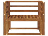 Outdoor Sofa Solid Acacia Wood Natural 3436216
