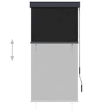 Outdoor Roller Blind 80x250 cm Anthracite 145952