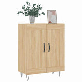 Sideboard Sonoma oak 69.5 x 34 x 90 cm Engineered Wood and Iron 830191