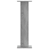 Speaker Stands 2 pcs Grey Sonoma 30x30x95 cm Engineered Wood 852677