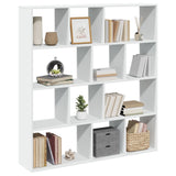 Book Cabinet White 132x29x141.5 cm Engineered Wood 3310307