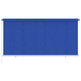 Outdoor Roller Blind 300x140 cm Blue HDPE 312845