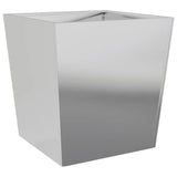 Garden Planter 50x50x50 cm Galvanised Steel 851076