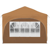 Pop-up Party Tent 575 x 288 x 245 cm Beige Oxford Fabric 42019892