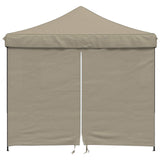 Party Tent Folding Taupe 292 x 292 x 315 cm Oxford Fabric 42023568